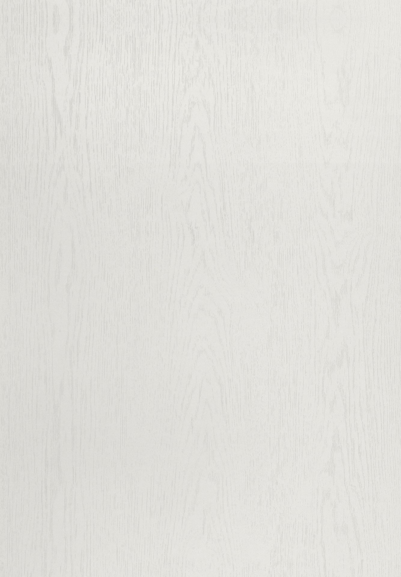 Pure white textured woodgrain finish, up close